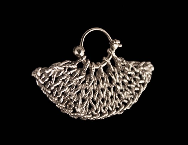Cast Silver Knitting And Crochet Jewelry Make