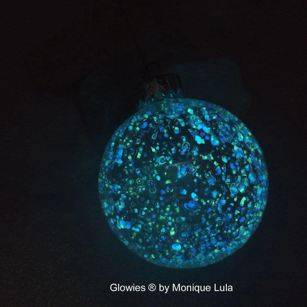 Glowies Glow Jewelry Galaxy Glow in the dark Christmas Tree Ornament