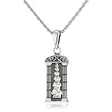 Real 925 Sterling Silver 'Good Luck' Elephant Pendant with an 18 Inch Rope Necklace