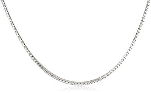 925 Sterling Silver 1.5mm Franco Chain - Available in 16-30 Inches