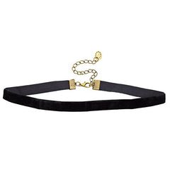 Classic Black Velvet 10mm 15 Inch Choker Necklace