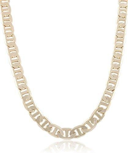 Goldtone 9mm Flat Mariner Chain