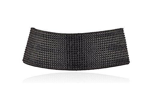 Black Velvet Rhinestone Choker and Adjustable Closer