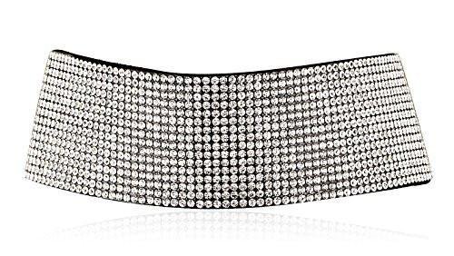 Clear Rhinestone Choker and Adjustable Closer