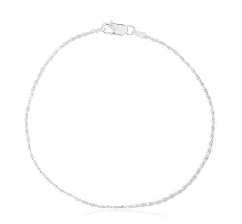 925 Italy Sterling Silver 2mm Rope...