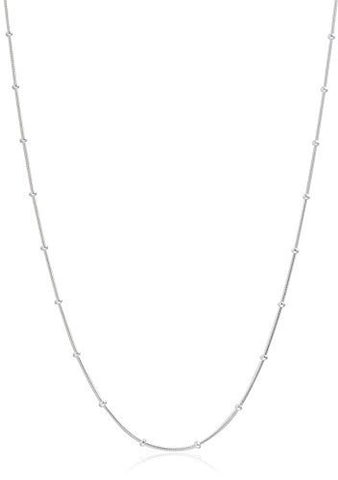 925 Sterling Silver 1mm Beaded Snake Chain - 7" 16" 18" & 20" Available