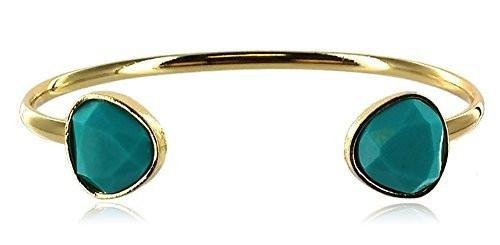 Acrylic Stones Cuff Bracelet - Assorted Colors