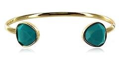 Acrylic Stones Cuff Bracelet - Assorted Colors