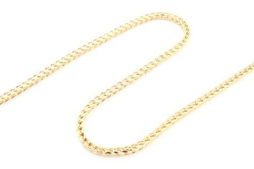 Goldtone 4mm 42 Inch The Real Franco Chain Necklace