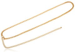 Goldtone Adjustable Length Rolo Style Belt Chain